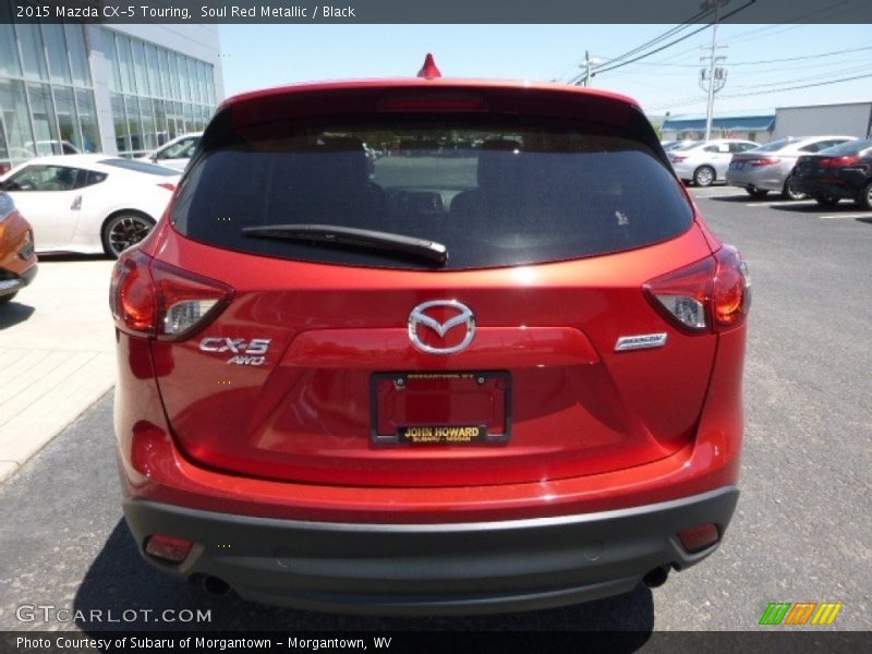 Soul Red Metallic / Black 2015 Mazda CX-5 Touring