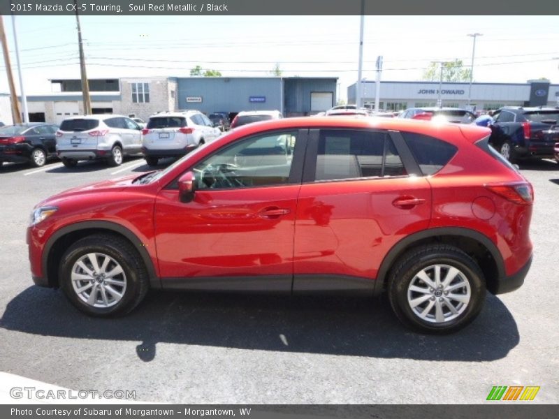 Soul Red Metallic / Black 2015 Mazda CX-5 Touring