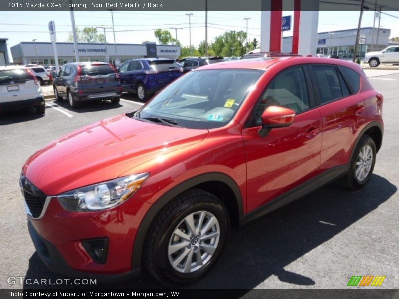 Soul Red Metallic / Black 2015 Mazda CX-5 Touring
