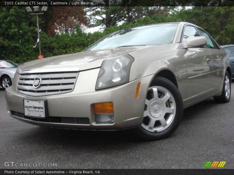 Cashmere / Light Neutral 2003 Cadillac CTS Sedan