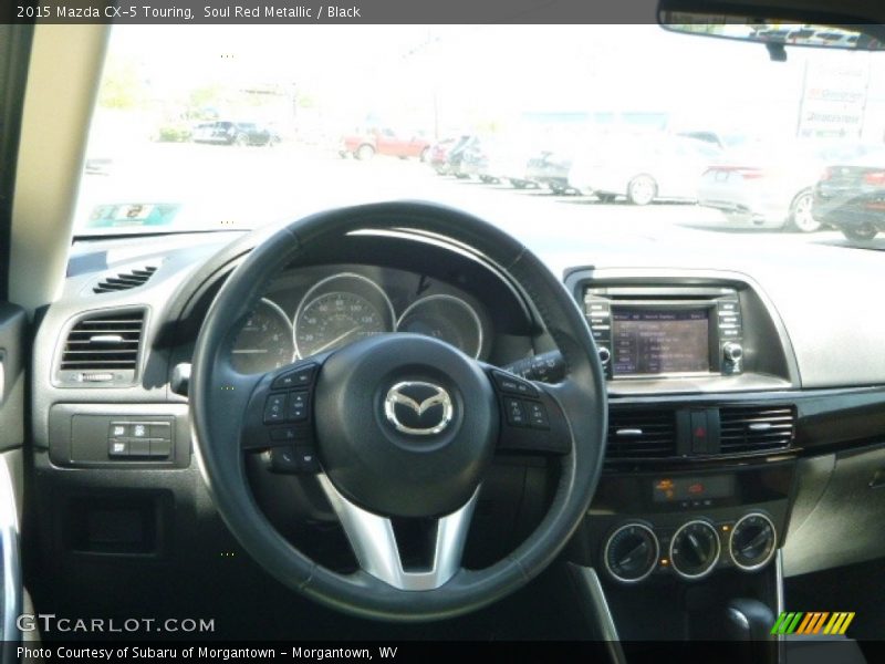 Soul Red Metallic / Black 2015 Mazda CX-5 Touring