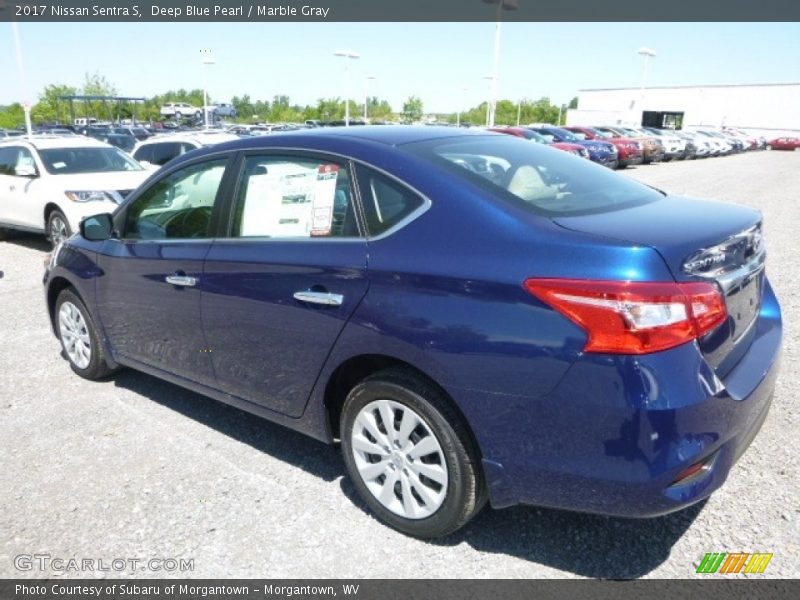 Deep Blue Pearl / Marble Gray 2017 Nissan Sentra S