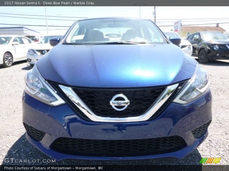 Deep Blue Pearl / Marble Gray 2017 Nissan Sentra S