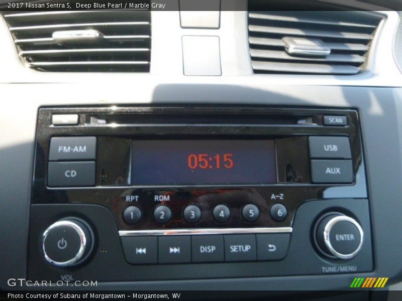 Deep Blue Pearl / Marble Gray 2017 Nissan Sentra S