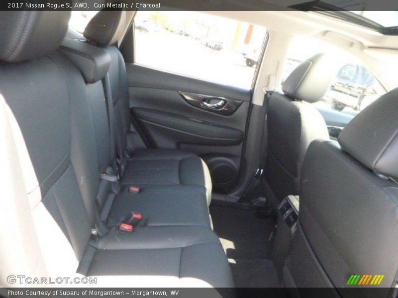 Gun Metallic / Charcoal 2017 Nissan Rogue SL AWD