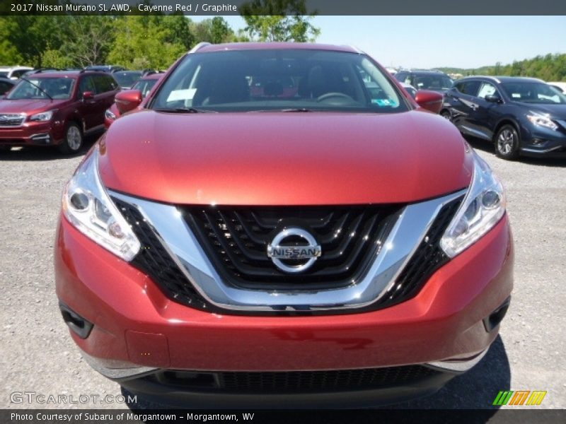 Cayenne Red / Graphite 2017 Nissan Murano SL AWD