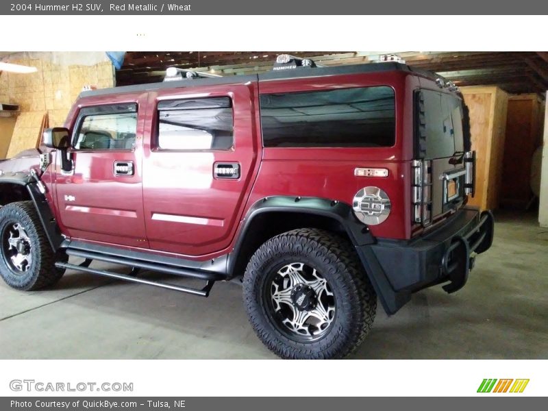 Red Metallic / Wheat 2004 Hummer H2 SUV
