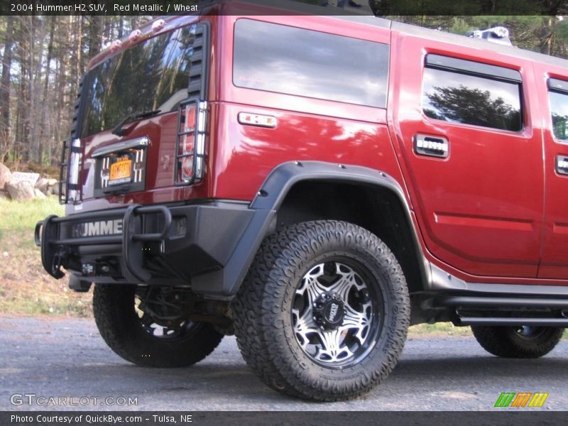 Red Metallic / Wheat 2004 Hummer H2 SUV