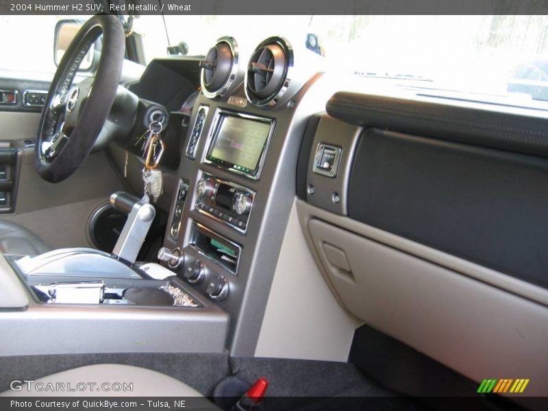 Red Metallic / Wheat 2004 Hummer H2 SUV