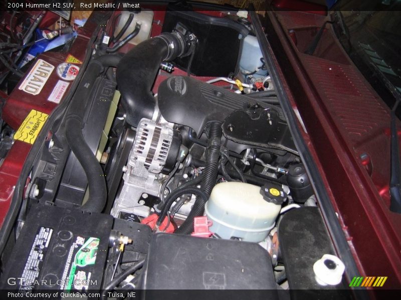 Red Metallic / Wheat 2004 Hummer H2 SUV