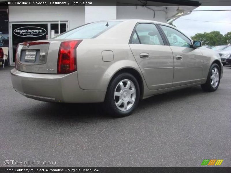 Cashmere / Light Neutral 2003 Cadillac CTS Sedan