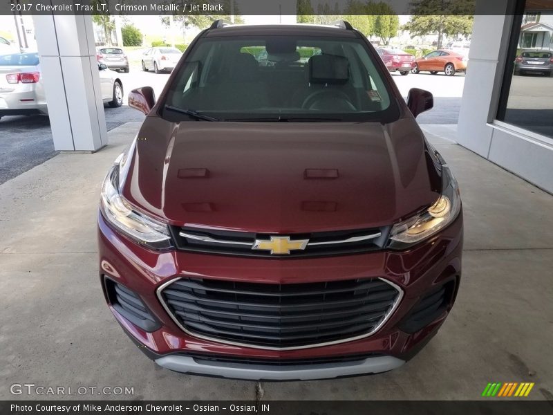 Crimson Metallic / Jet Black 2017 Chevrolet Trax LT