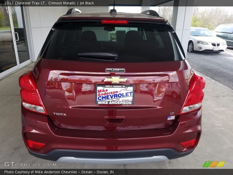 Crimson Metallic / Jet Black 2017 Chevrolet Trax LT