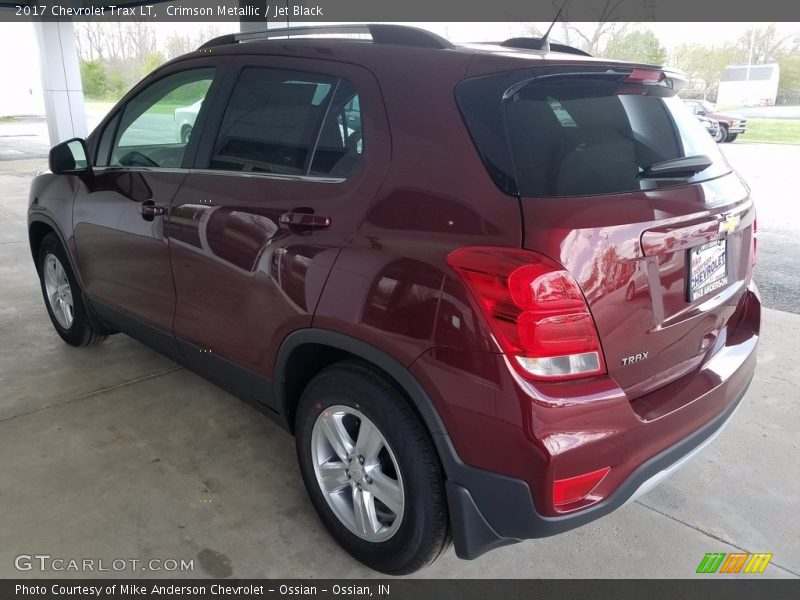 Crimson Metallic / Jet Black 2017 Chevrolet Trax LT