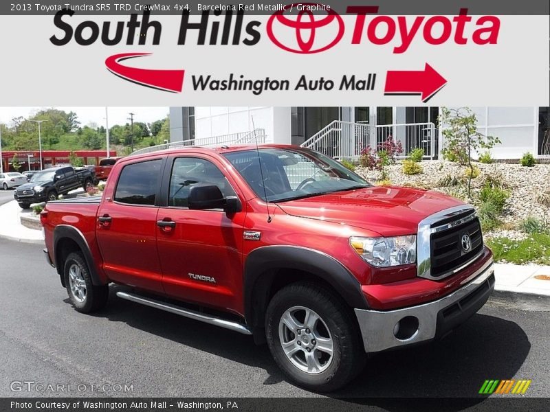 Barcelona Red Metallic / Graphite 2013 Toyota Tundra SR5 TRD CrewMax 4x4