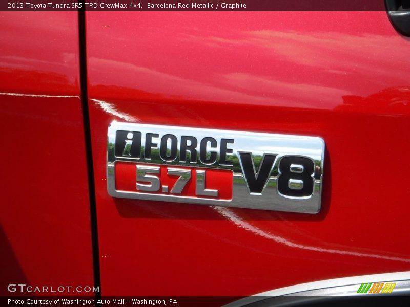 Barcelona Red Metallic / Graphite 2013 Toyota Tundra SR5 TRD CrewMax 4x4