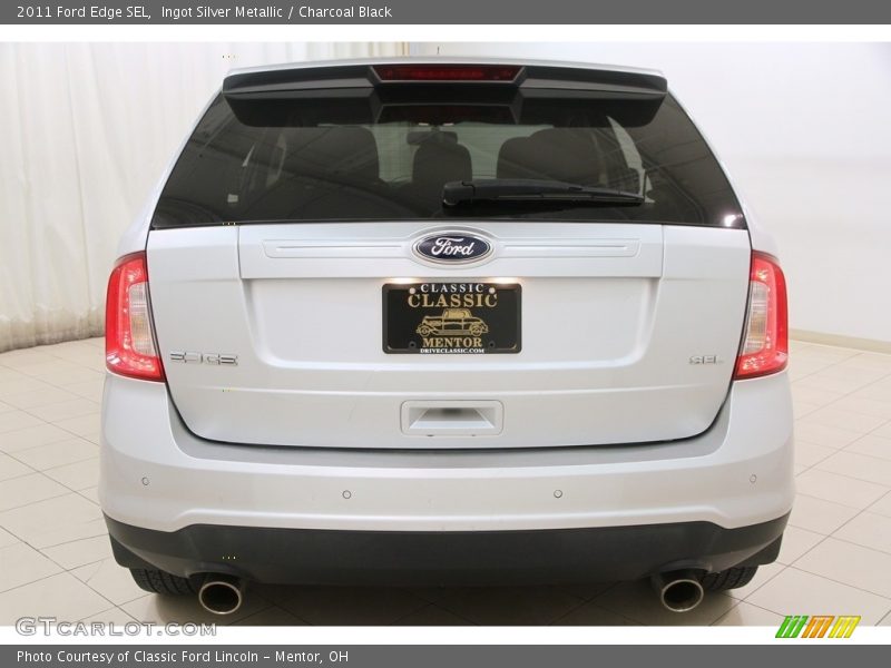 Ingot Silver Metallic / Charcoal Black 2011 Ford Edge SEL