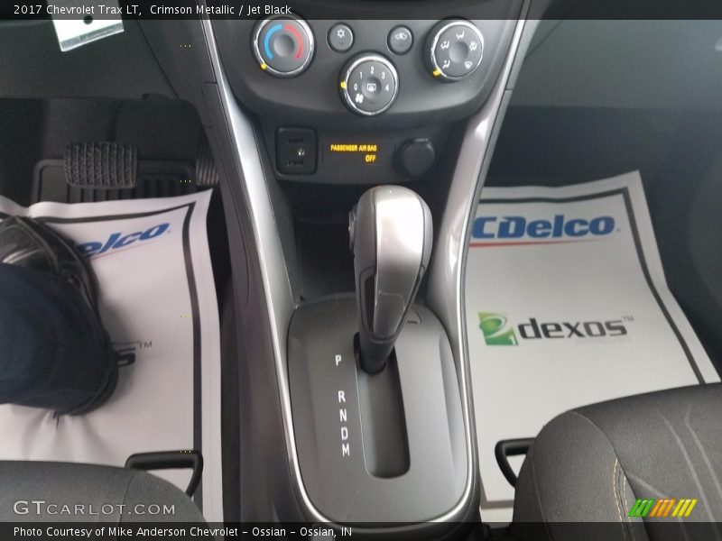 Crimson Metallic / Jet Black 2017 Chevrolet Trax LT
