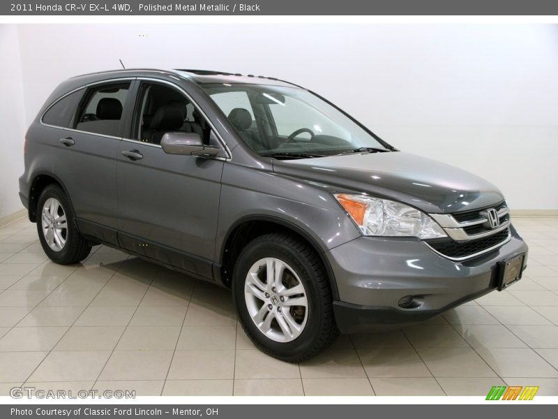 Polished Metal Metallic / Black 2011 Honda CR-V EX-L 4WD