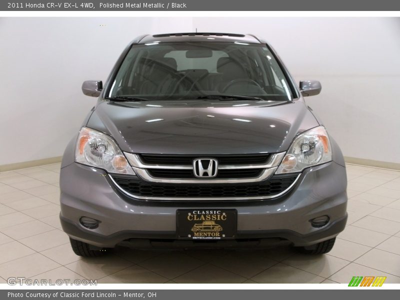 Polished Metal Metallic / Black 2011 Honda CR-V EX-L 4WD