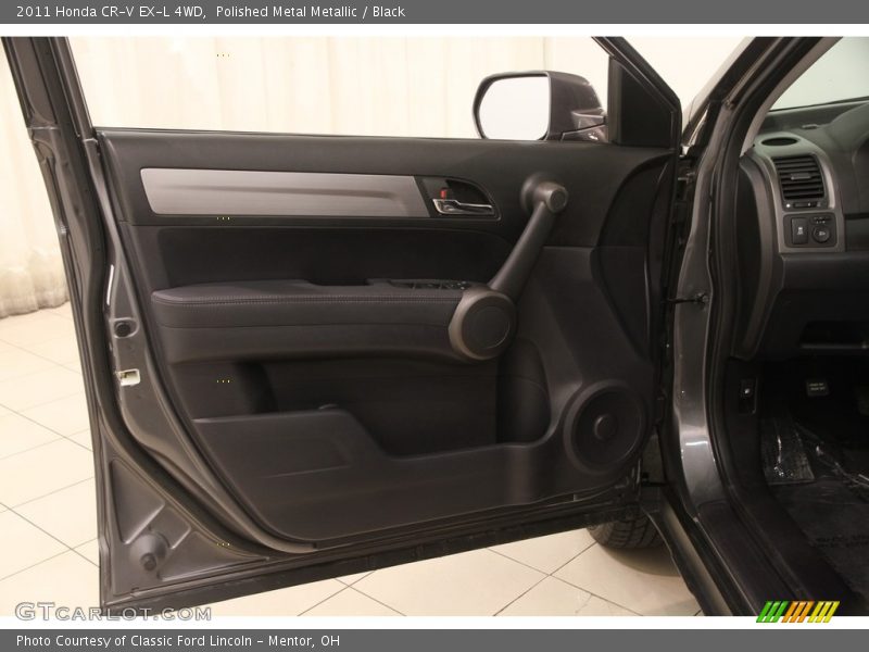 Polished Metal Metallic / Black 2011 Honda CR-V EX-L 4WD