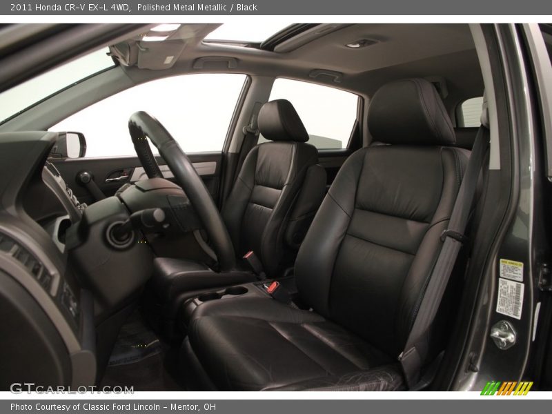 Polished Metal Metallic / Black 2011 Honda CR-V EX-L 4WD