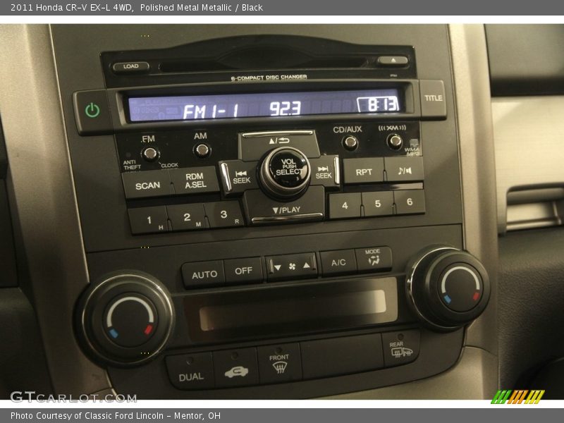 Polished Metal Metallic / Black 2011 Honda CR-V EX-L 4WD