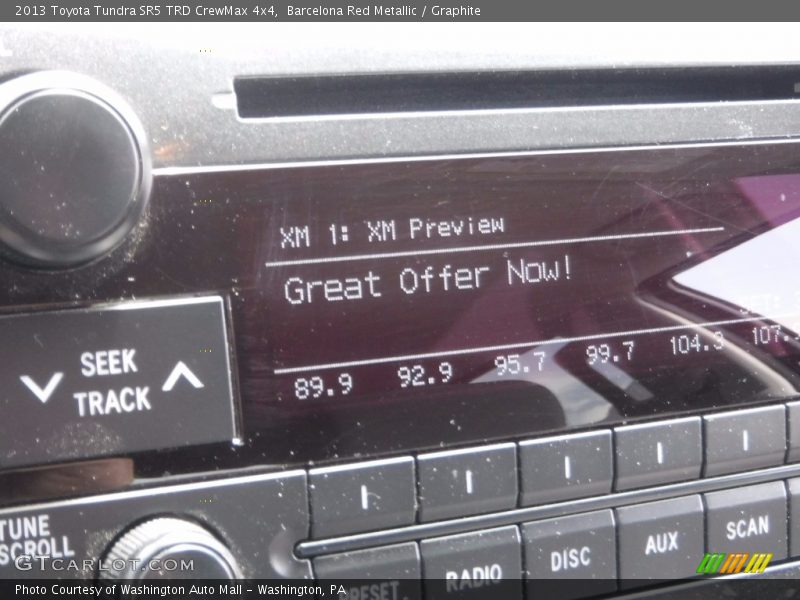 Barcelona Red Metallic / Graphite 2013 Toyota Tundra SR5 TRD CrewMax 4x4