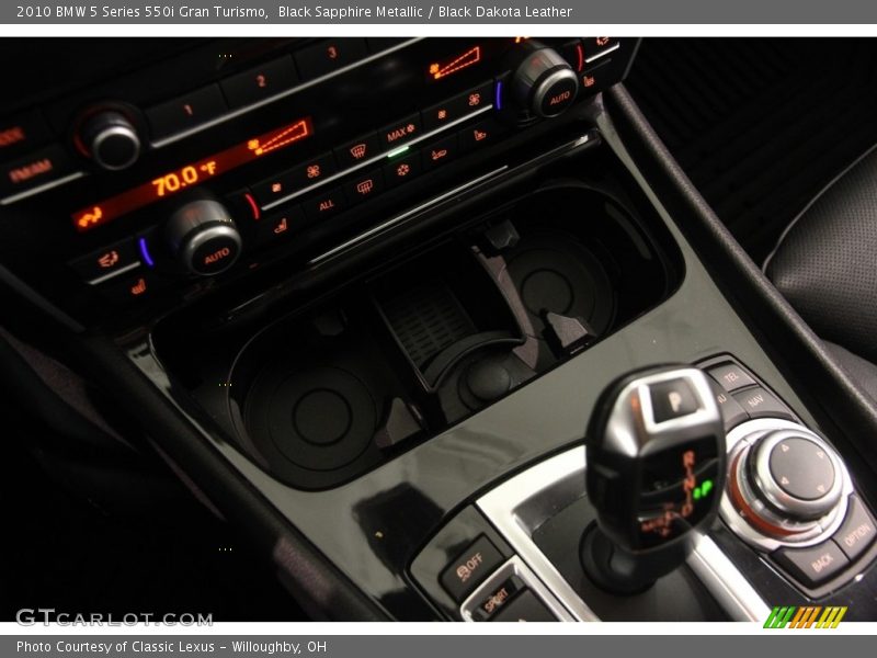 Black Sapphire Metallic / Black Dakota Leather 2010 BMW 5 Series 550i Gran Turismo