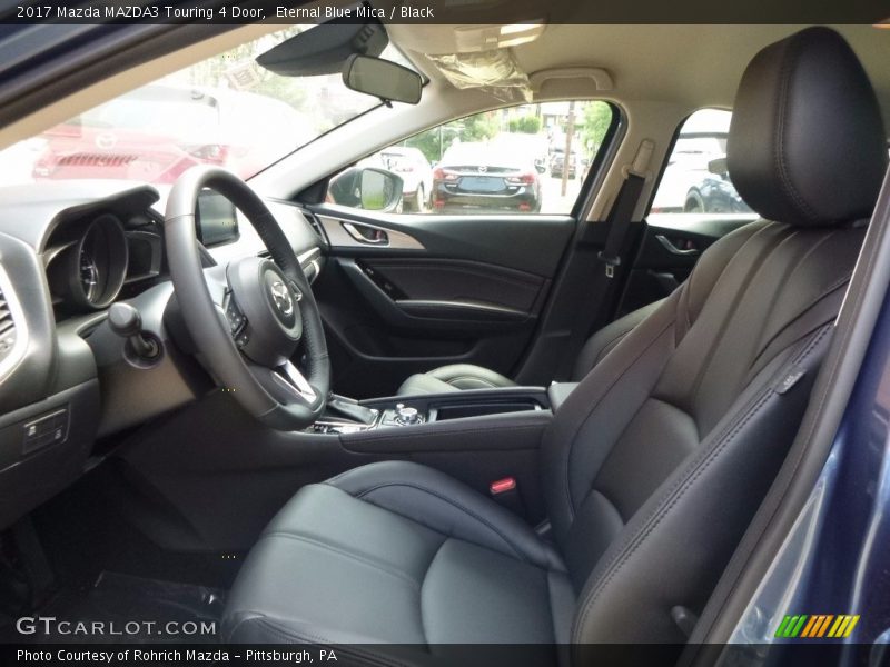Eternal Blue Mica / Black 2017 Mazda MAZDA3 Touring 4 Door
