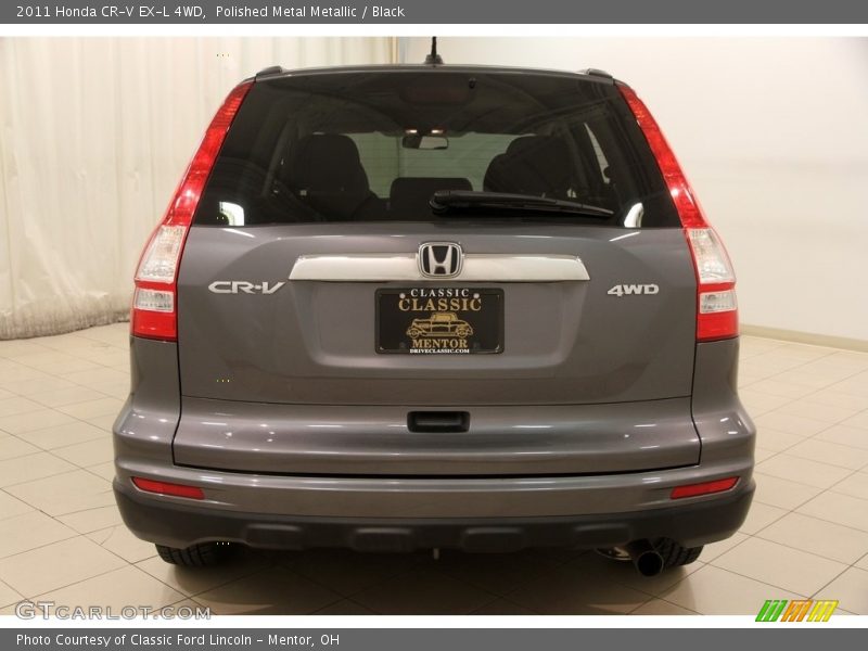 Polished Metal Metallic / Black 2011 Honda CR-V EX-L 4WD