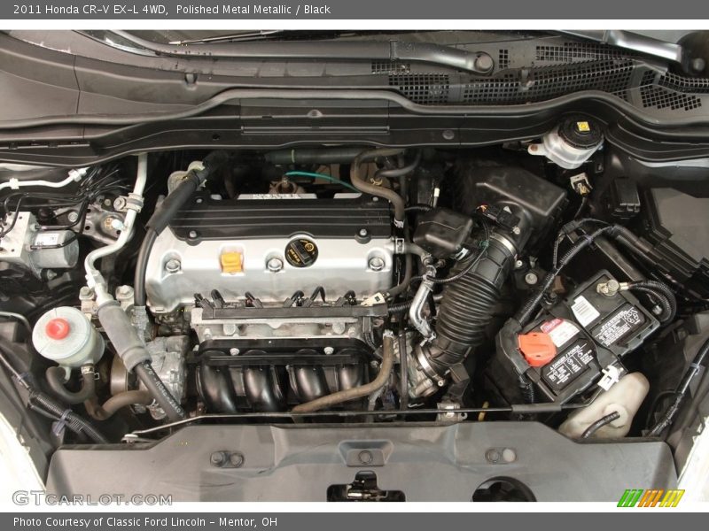 Polished Metal Metallic / Black 2011 Honda CR-V EX-L 4WD