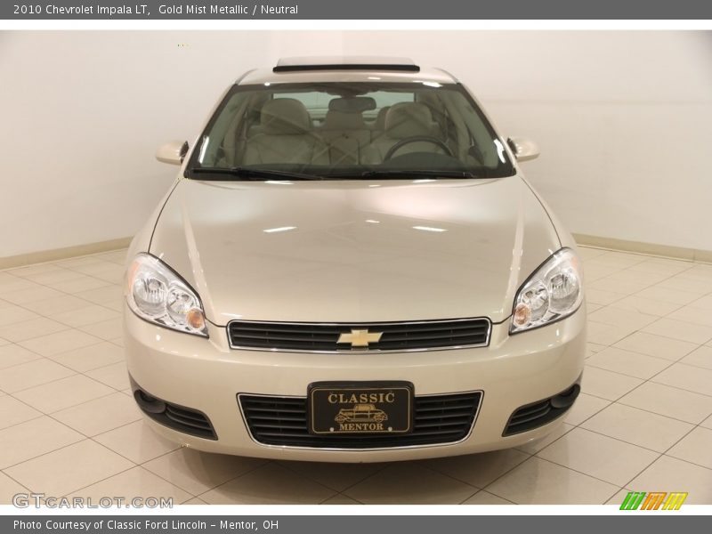Gold Mist Metallic / Neutral 2010 Chevrolet Impala LT
