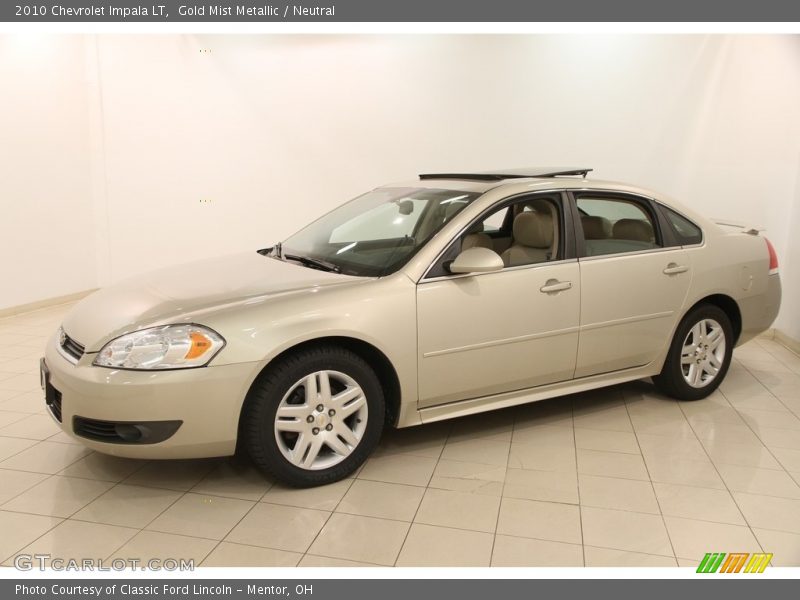 Front 3/4 View of 2010 Impala LT