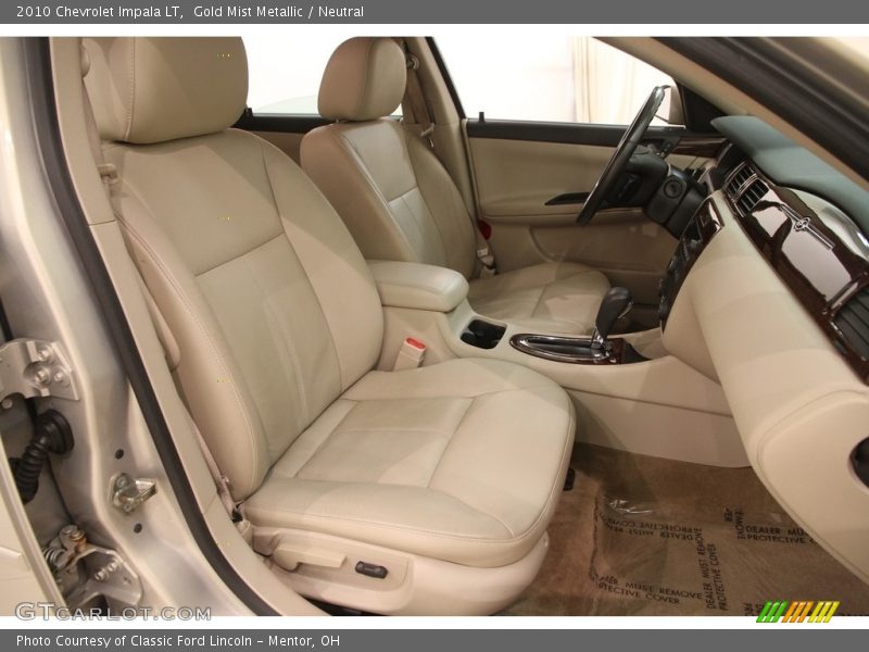 Gold Mist Metallic / Neutral 2010 Chevrolet Impala LT