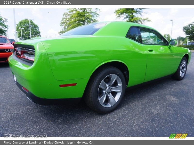 Green Go / Black 2017 Dodge Challenger SXT