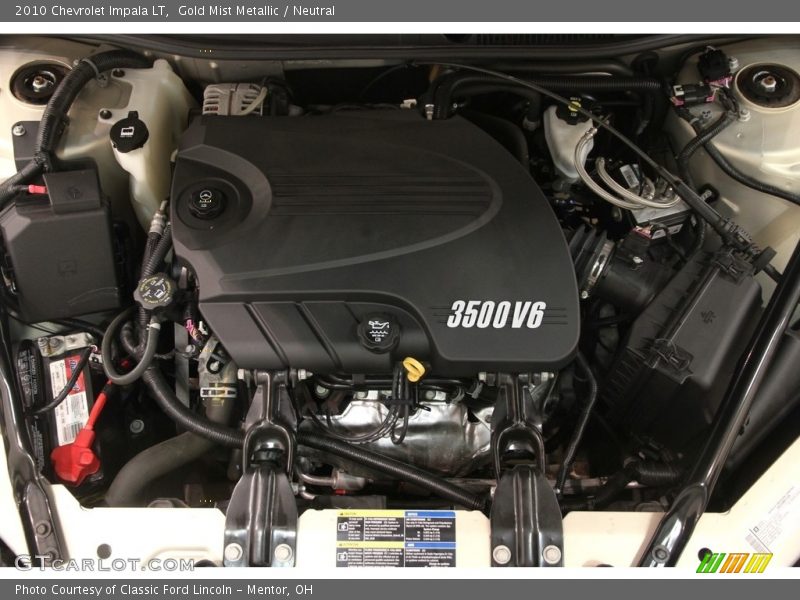 Gold Mist Metallic / Neutral 2010 Chevrolet Impala LT