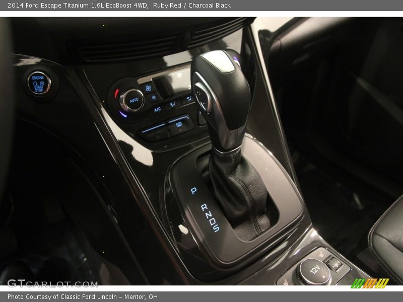 Ruby Red / Charcoal Black 2014 Ford Escape Titanium 1.6L EcoBoost 4WD