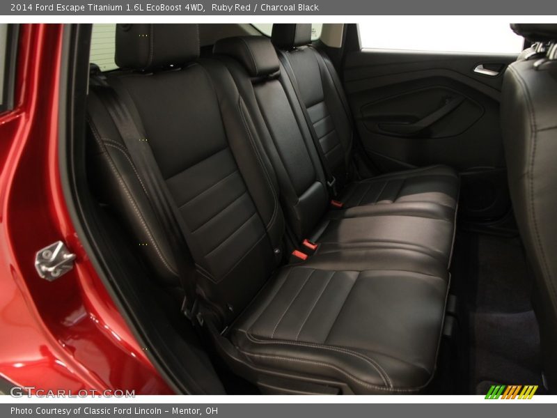 Ruby Red / Charcoal Black 2014 Ford Escape Titanium 1.6L EcoBoost 4WD