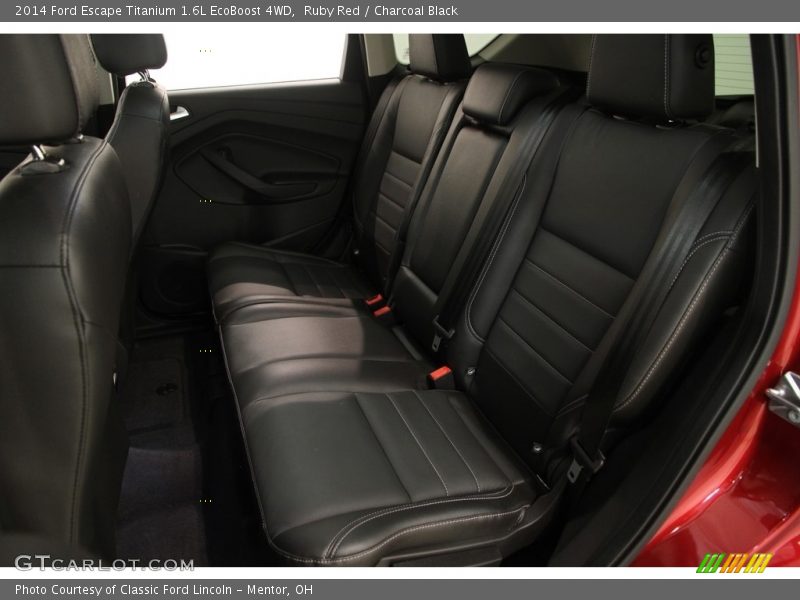 Ruby Red / Charcoal Black 2014 Ford Escape Titanium 1.6L EcoBoost 4WD