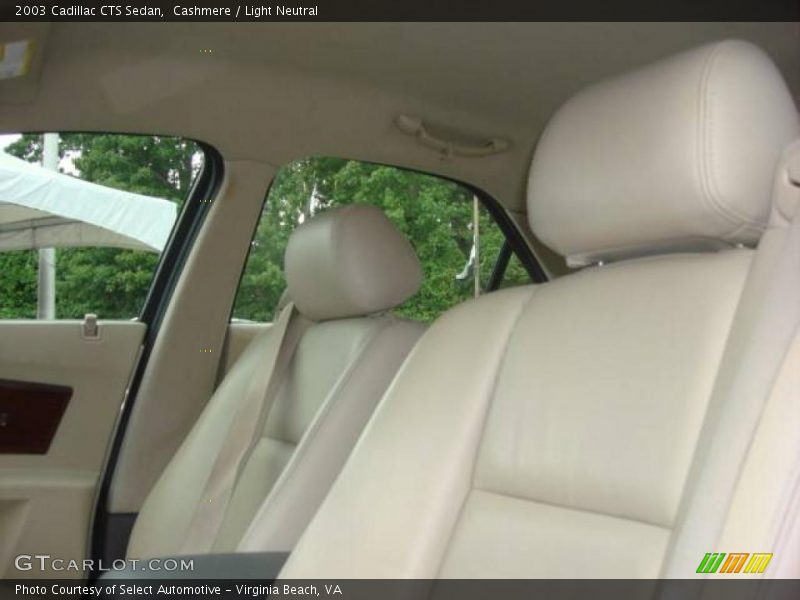 Cashmere / Light Neutral 2003 Cadillac CTS Sedan