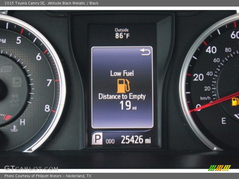 Attitude Black Metallic / Black 2015 Toyota Camry SE