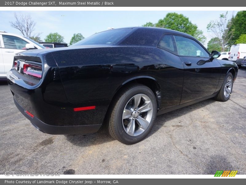 Maximum Steel Metallic / Black 2017 Dodge Challenger SXT