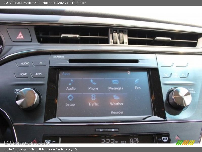 Magnetic Gray Metallic / Black 2017 Toyota Avalon XLE