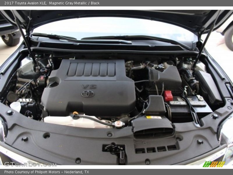 Magnetic Gray Metallic / Black 2017 Toyota Avalon XLE