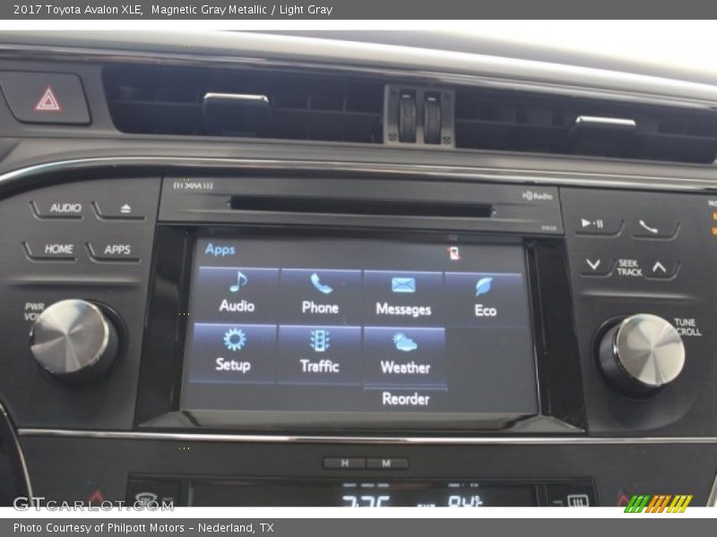 Magnetic Gray Metallic / Light Gray 2017 Toyota Avalon XLE