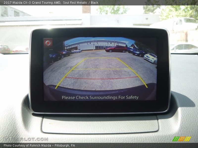 Soul Red Metallic / Black 2017 Mazda CX-3 Grand Touring AWD