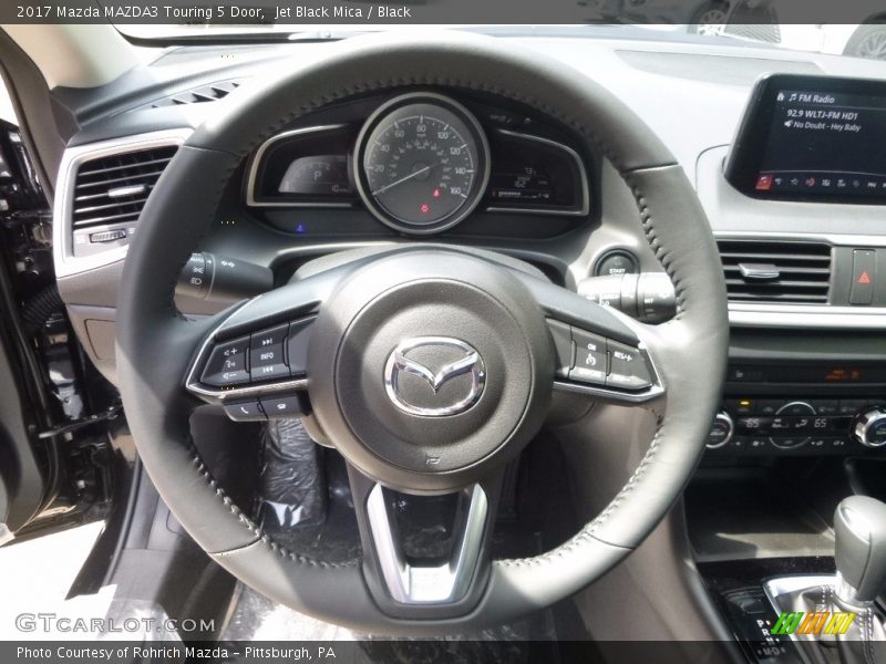 Jet Black Mica / Black 2017 Mazda MAZDA3 Touring 5 Door