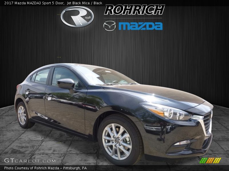 Jet Black Mica / Black 2017 Mazda MAZDA3 Sport 5 Door