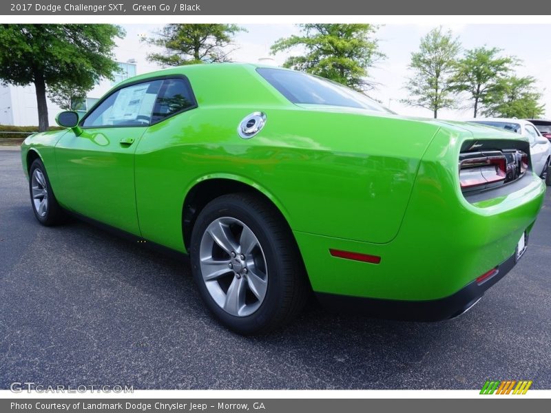 Green Go / Black 2017 Dodge Challenger SXT